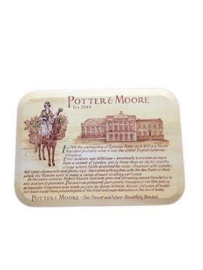 $65‎ Potter & Moore 1749 Antique Tin Box Collectibles